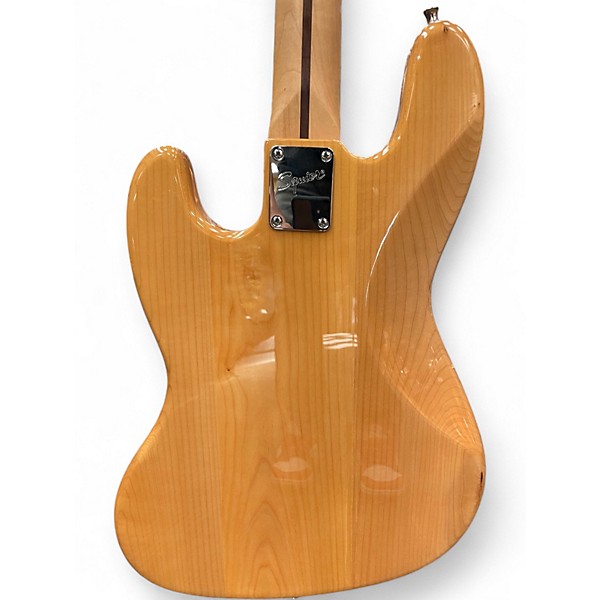Used Squier Classic Vibe 70s Jazz Bass Natural Electric Bass Guitar