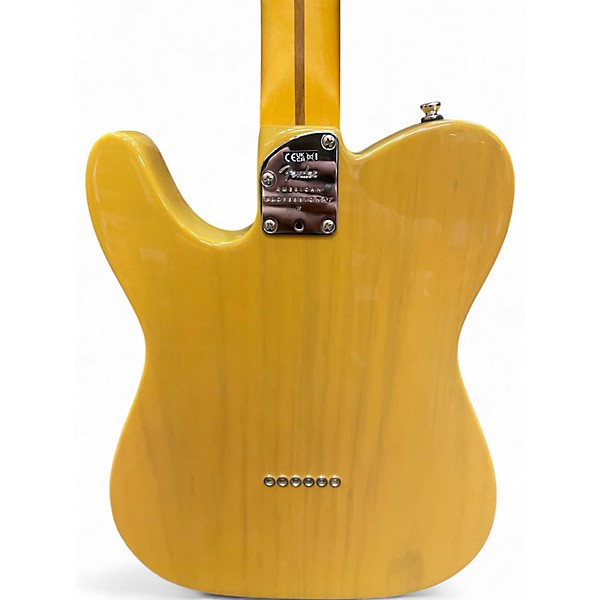 Used Fender American Professional II Telecaster Buttercream Solid Body Electric Guitar