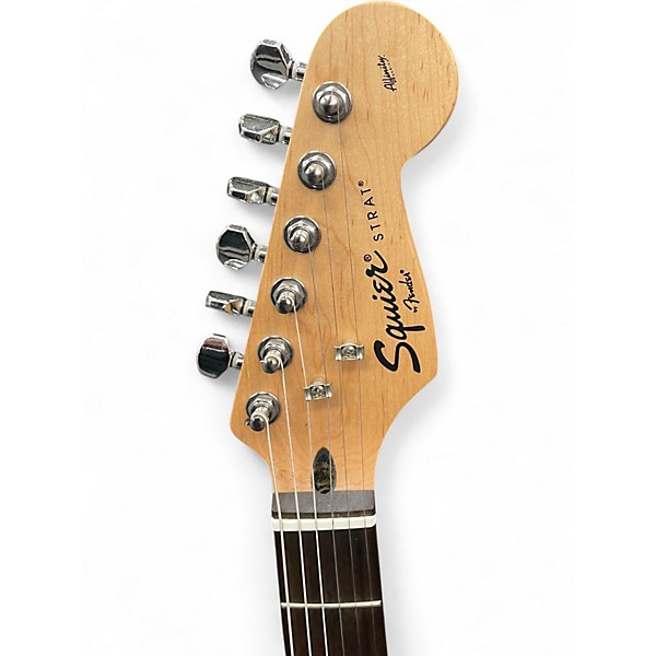 Used Squier AFFINITY STRAT Black Solid Body Electric Guitar