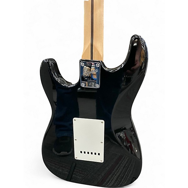 Used Squier AFFINITY STRAT Black Solid Body Electric Guitar