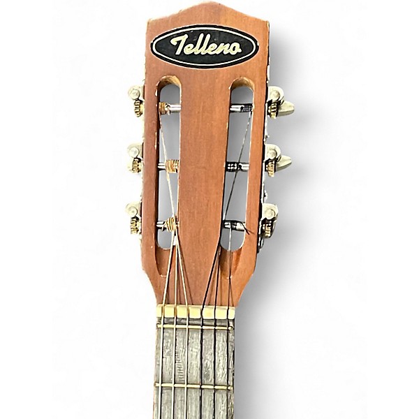 Vintage 1940s Telleno T10S Nylon Parlor Natural Classical Acoustic Guitar