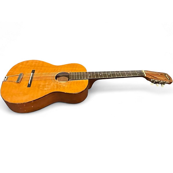 Vintage 1940s Telleno T10S Nylon Parlor Natural Classical Acoustic Guitar