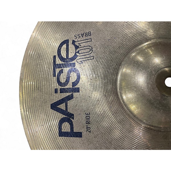 Used Paiste 20in 101 BRASS Cymbal