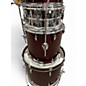 Used Ludwig 5 Piece Accent Wine Red Drum Kit
