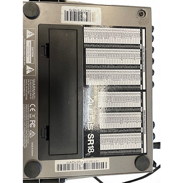 Used Alesis SR18 Drum Machine