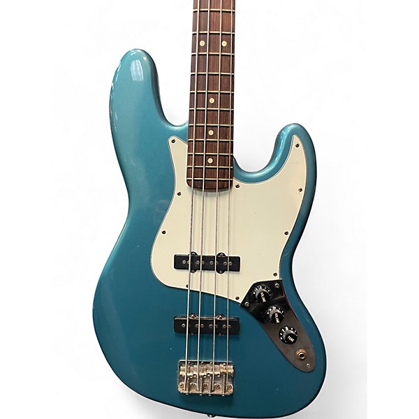 Used 1995 Fender Standard Jazz Bass Lake Placid Blue Electric Bass Guitar
