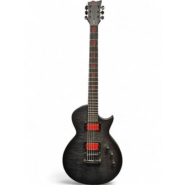 Used ESP LTD BB-600 Ben Burnley Signature Baritone See Thru Black Sunburst Satin Solid Body Electric Guitar