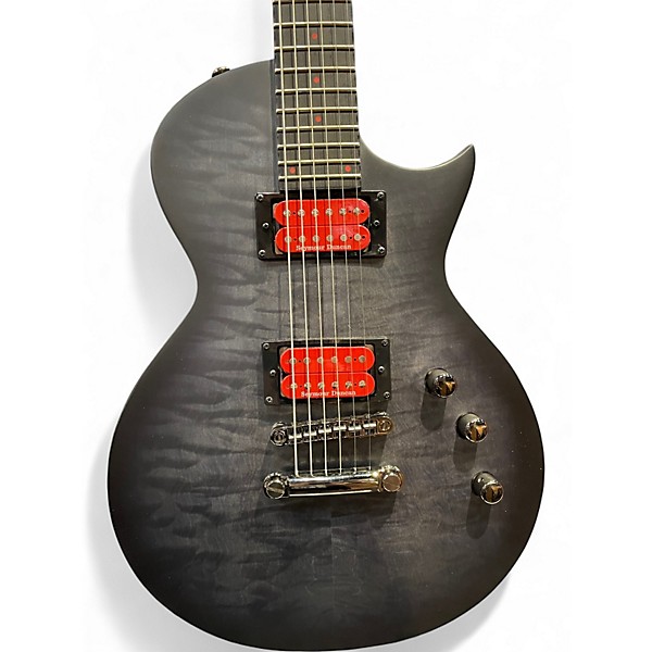 Used ESP LTD BB-600 Ben Burnley Signature Baritone See Thru Black Sunburst Satin Solid Body Electric Guitar