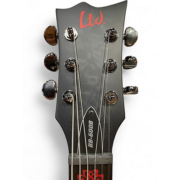 Used ESP LTD BB-600 Ben Burnley Signature Baritone See Thru Black Sunburst Satin Solid Body Electric Guitar