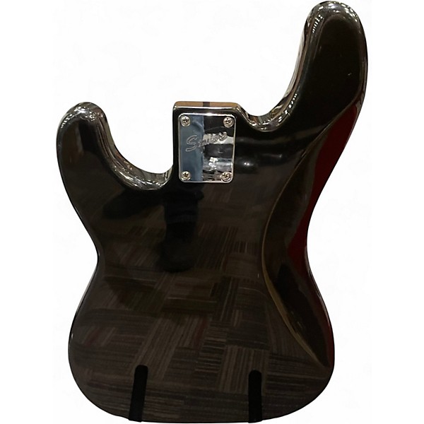 Used Squier Precision Bass Black Electric Bass Guitar