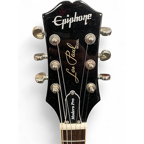 Used Epiphone LES PAUL MODERN PRO Blue Sapphire Solid Body Electric Guitar