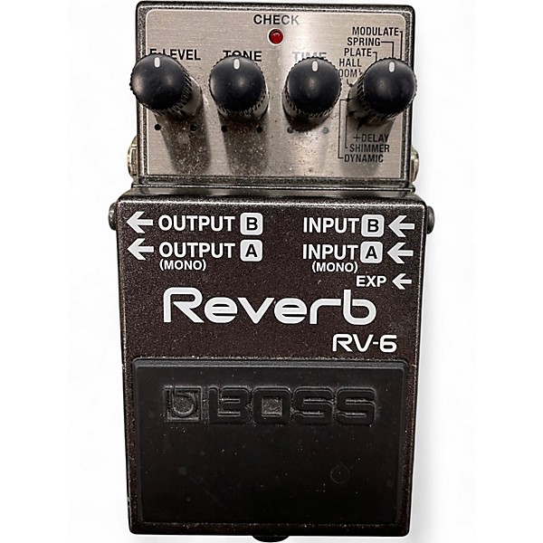 Used BOSS RV6 Digital Reverb Effect Pedal