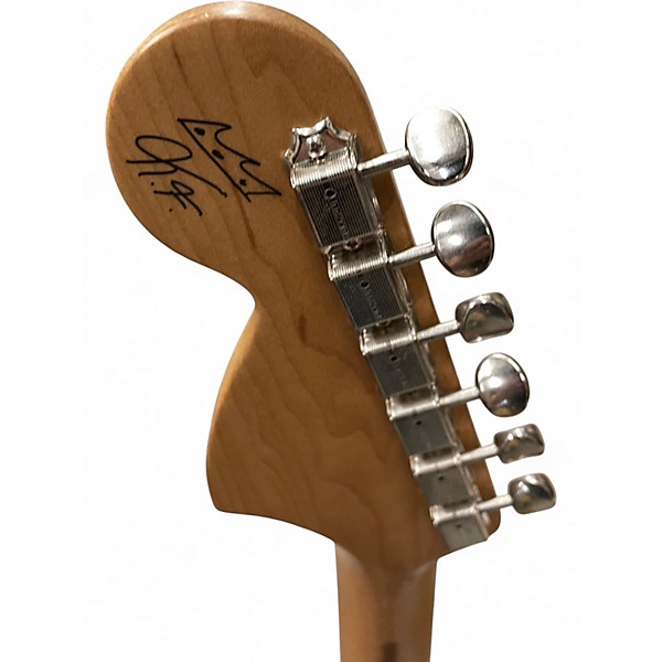 Used Fender DELUXE KINGFISH TELECASTER Purple Solid Body Electric Guitar