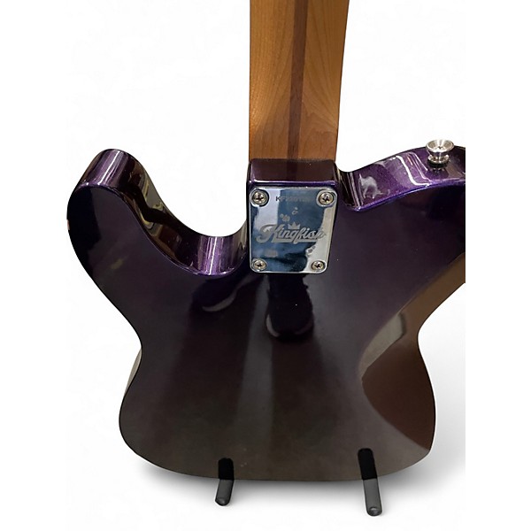 Used Fender DELUXE KINGFISH TELECASTER Purple Solid Body Electric Guitar