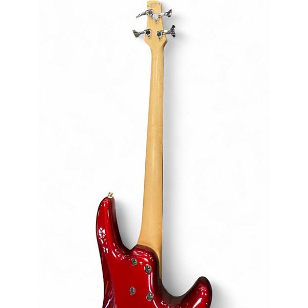 Used Ibanez GSR200 LEFTY Candy Apple Red Electric Bass Guitar
