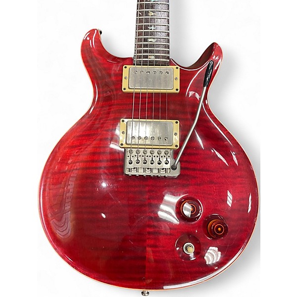 Used PRS Santana III Trans Crimson Red Solid Body Electric Guitar