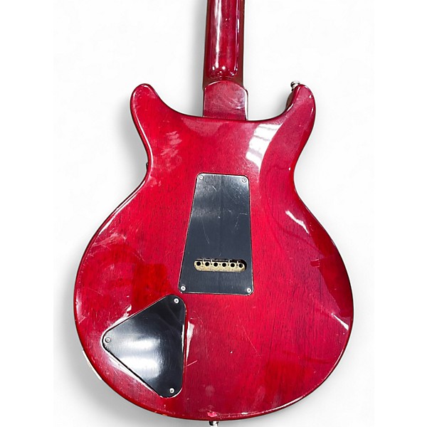 Used PRS Santana III Trans Crimson Red Solid Body Electric Guitar
