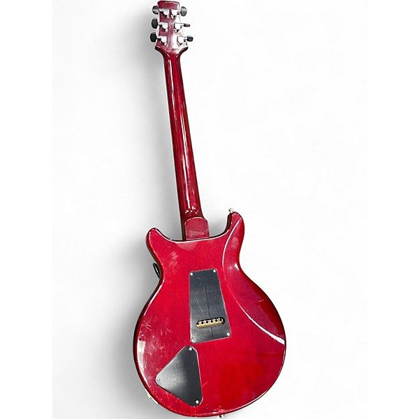Used PRS Santana III Trans Crimson Red Solid Body Electric Guitar