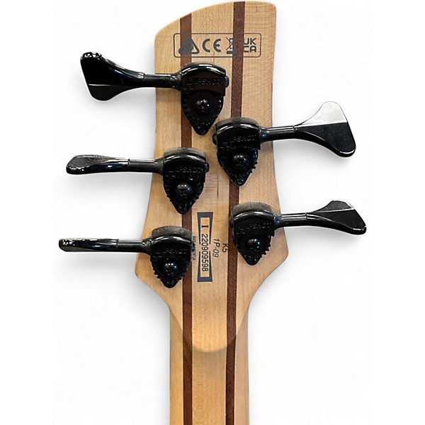 Used Ibanez K5 Fieldy Signature 5 String Black Electric Bass Guitar