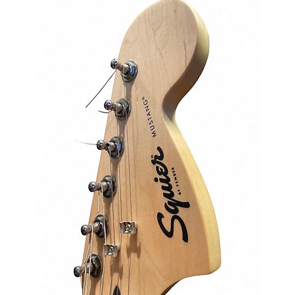 Used Squier MUSTANG  Green Solid Body Electric Guitar