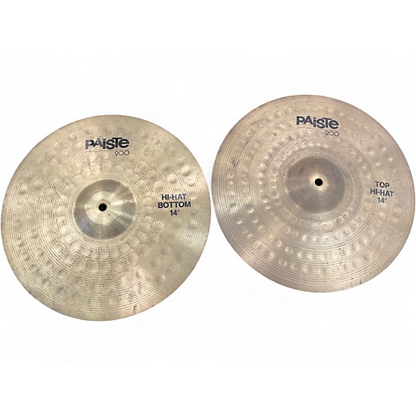 Used Paiste 14in 200 series Pair Cymbal