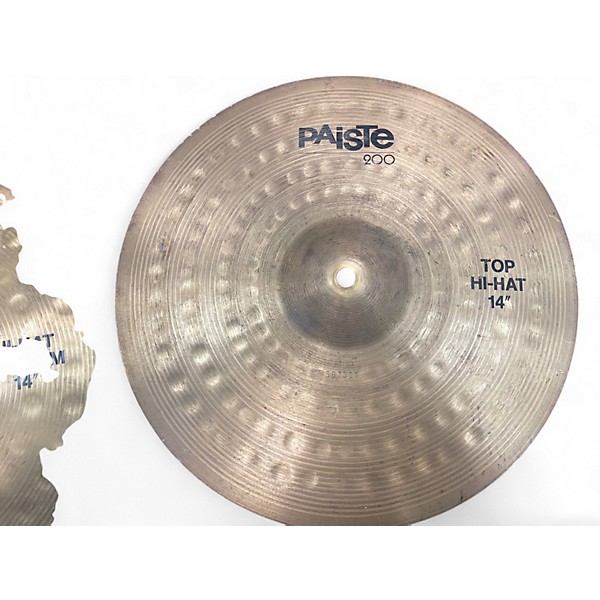 Used Paiste 14in 200 series Pair Cymbal