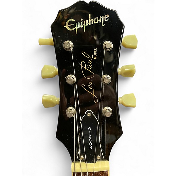 Used Epiphone Les Paul Standard Cherry Sunburst Solid Body Electric Guitar