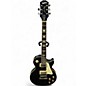 Used Epiphone Les Paul Standard Ebony Solid Body Electric Guitar thumbnail