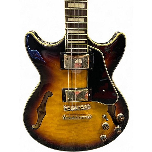 Used Ibanez AM93-QM-AYS ARTCORE EXPRESSIONIST Antique Burst Hollow Body Electric Guitar