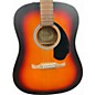 Used Fender FA125 2 Color Sunburst Acoustic Guitar
