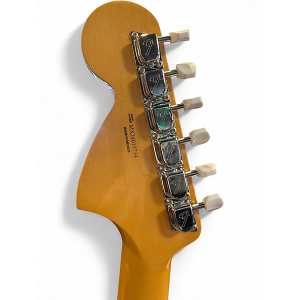 Used 2024 Fender Vintera II 70's Competition Mustang Competition Orange Solid Body Electric Guitar