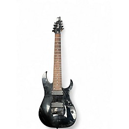 Used Ibanez RG8 8 String Black Solid Body Electric Guitar