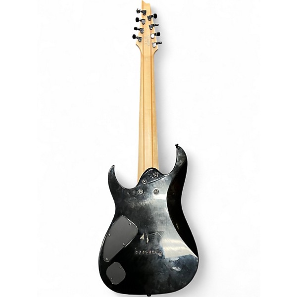 Used Ibanez RG8 8 String Black Solid Body Electric Guitar