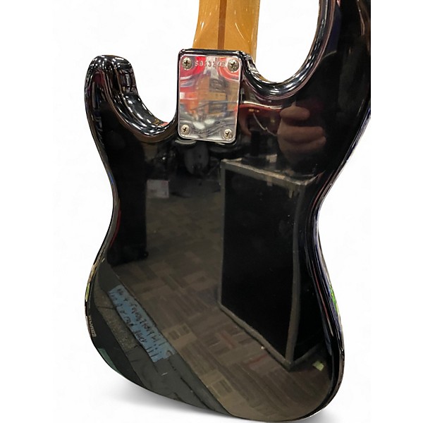 Used 1984 Squier Bullet Stratocaster Black Solid Body Electric Guitar