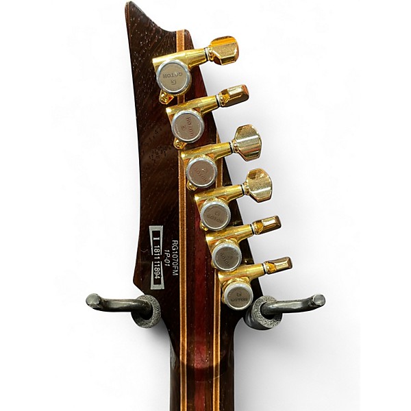 Used Ibanez RG1070FM Premium Desert Sand Solid Body Electric Guitar