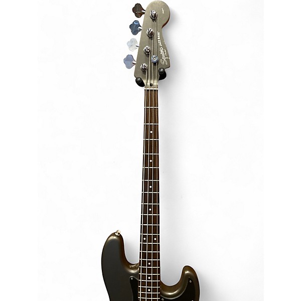 Used Squier Standard Jazz Bass gray Electric Bass Guitar
