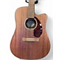 Used Fender CD60SCE Mahogany Natural Acoustic Electric Guitar thumbnail