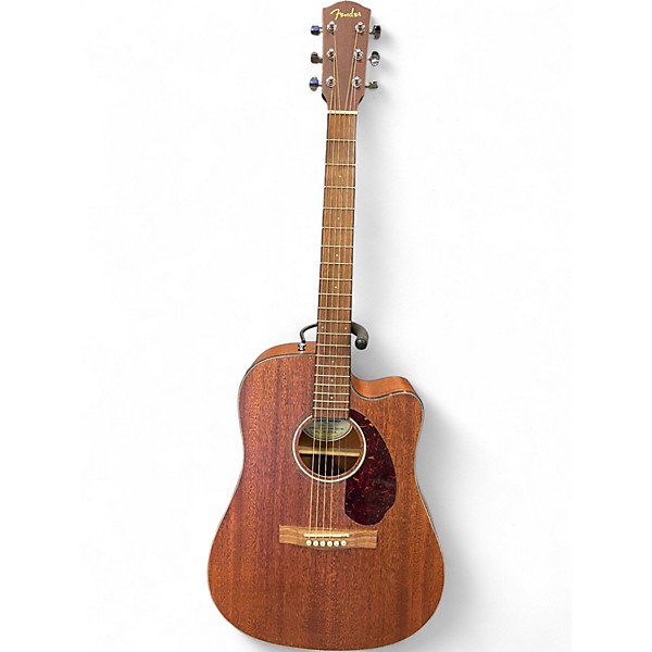 Used Fender CD60SCE Mahogany Natural Acoustic Electric Guitar