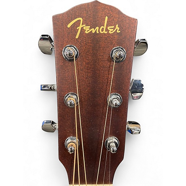 Used Fender CD60SCE Mahogany Natural Acoustic Electric Guitar