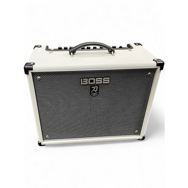 Used BOSS Katana KTN50 MKII 50W 1X12 WHITE Guitar Combo Amp