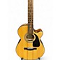 Used Fender GC140SCE Grand Concert Natural Acoustic Electric Guitar