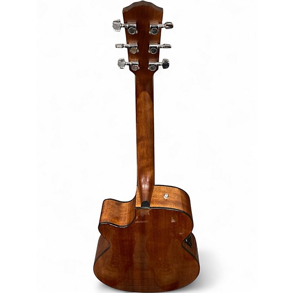 Used Fender GC140SCE Grand Concert Natural Acoustic Electric Guitar