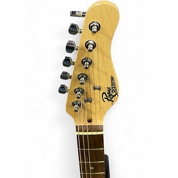 Used Rogue Rocketeer Plum Solid Body Electric Guitar