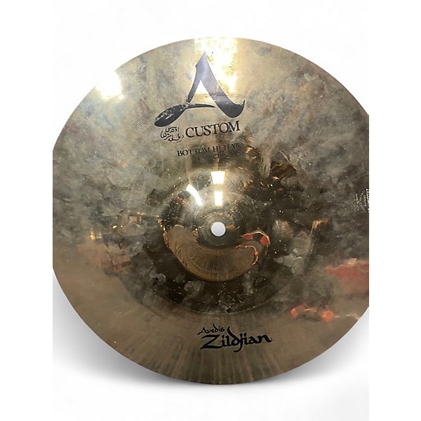 Used Zildjian 14in A Custom Hi Hat Pair Cymbal