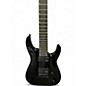 Used Jackson JS22-7 Dinky 7 String Black Solid Body Electric Guitar