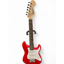 Used Squier Mini Affinity Stratocaster Red Electric Guitar