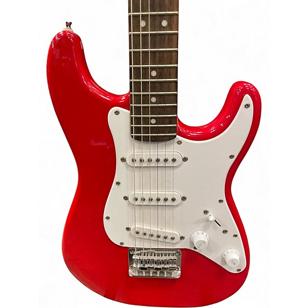 Used Squier Mini Affinity Stratocaster Red Electric Guitar