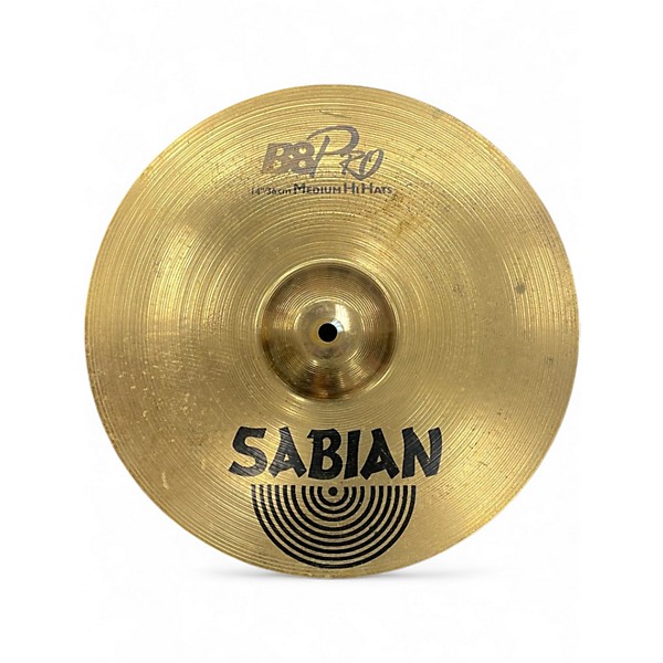 Used SABIAN 14in B8 Pro Medium Hi Hat Pair Cymbal