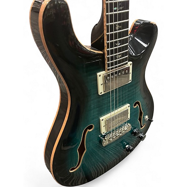 Used PRS HOLLOWBODY II PIEZO SE PEACOCK BLUE Hollow Body Electric Guitar
