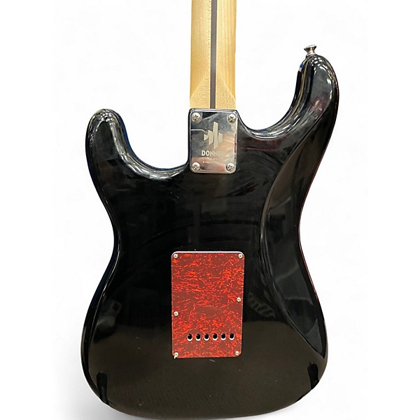 Used Donner Seeker Series Black Solid Body Electric Guitar